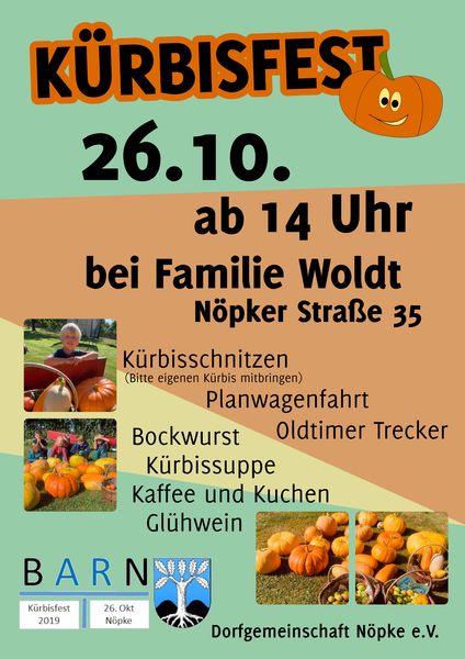 Kürbisfest 2019 Flyer
